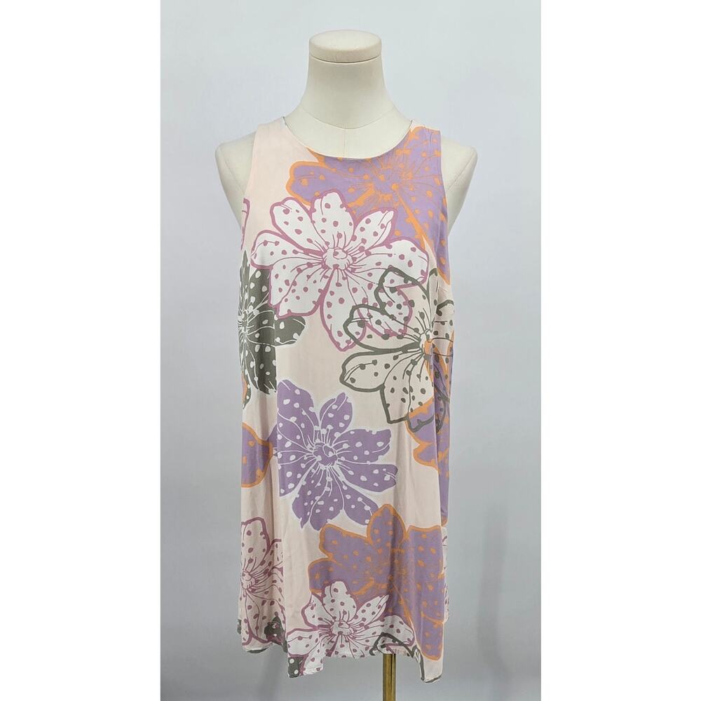 Emily Wonder Sleeveless Floral A-Line Dress
